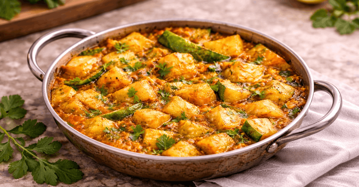 Zucchini (Kaddu) Curry